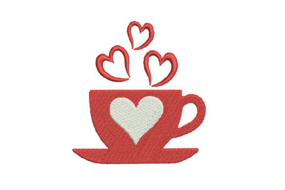 Coffee Cup with Hearts: A Cozy Holiday Embroidery Review