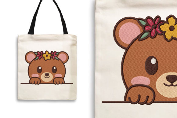 Cute Bear with Flower Crown: A Designer's Review