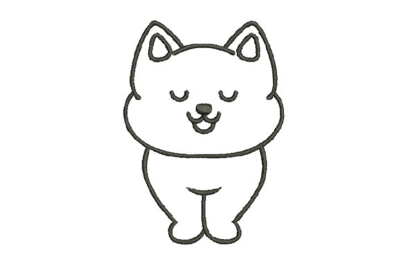Dog Puppy: A Charming Machine Embroidery Design for Gifts
