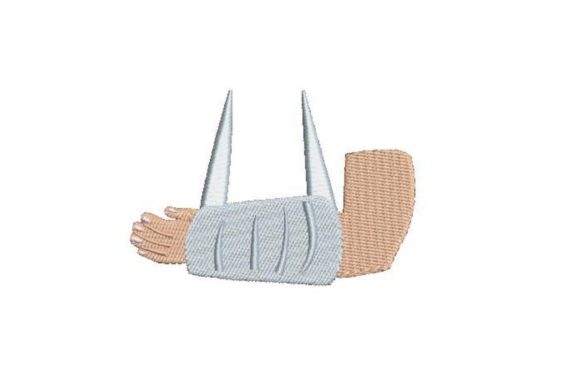 Hand in a Cast: A Sweet Embroidery Design for Family Gifts
