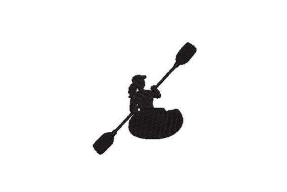 Kayaker Silhouette: A Fresh Stitch for Outdoor Gear