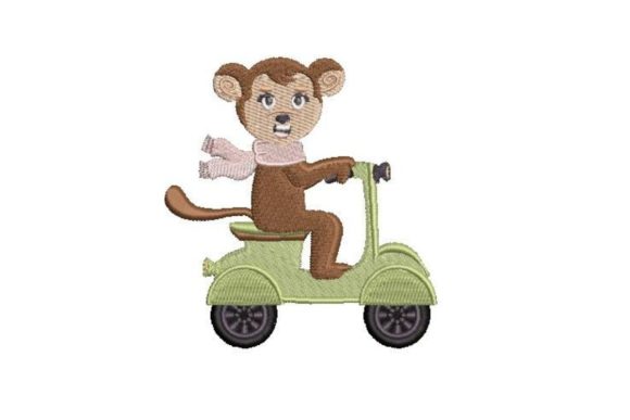 Monkey Riding a Moped: A Festive Embroidery Review
