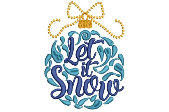 Review: Christmas Ball Let It Snow Design