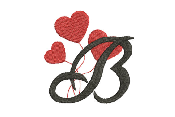 Review: Heart Alphabet Letter B for Boutique Sweatshirts