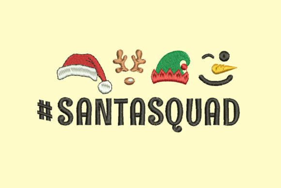 Santa Squad Review: A Modern Twist for Holiday Embroidery