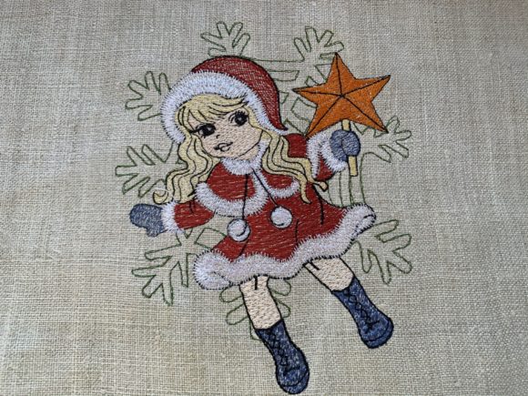 Snow Girl Embroidery: A Boutique Sweatshirt Review