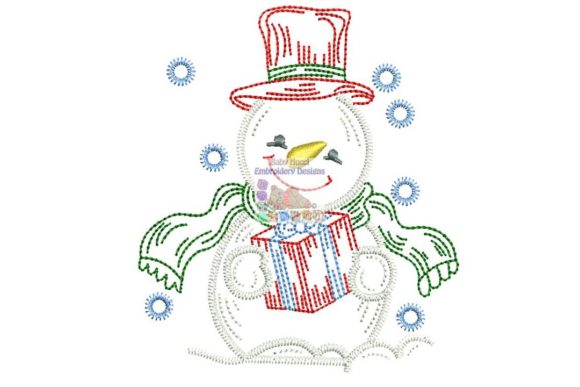 Snowman with Small Gift: A Boutique Sweatshirt Review