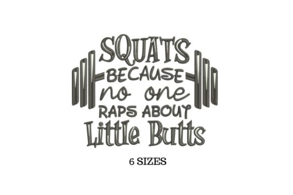 Squats: A Bold Fitness Design for Real Embroidery Projects