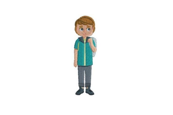 Teenage Boy: A Fresh Embroidery Pick for Boutique Sweatshirts